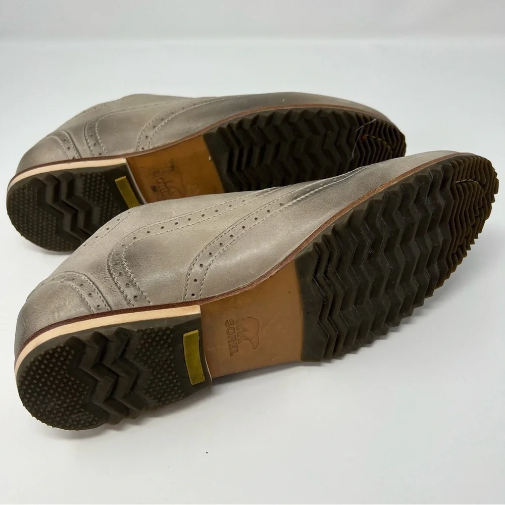 Sorel Brogue Lace Up‎ Leather Wing Top Oxford 8